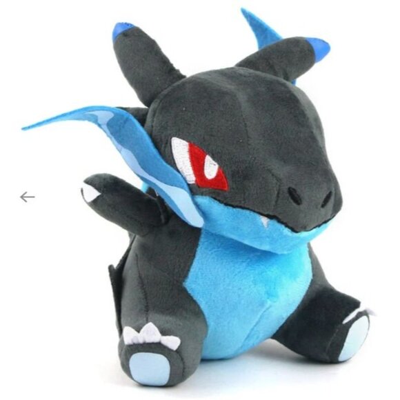 Pokémon Baby Mega Charizard X 20cm New Soft Plush Stuffed Toy Pokemon - Picture 1 of 5